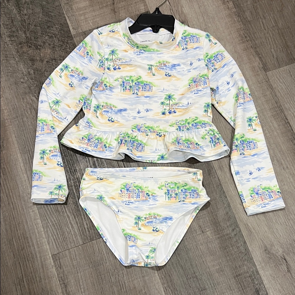Janie and Jack x  Gray Malin swim 2 piece size 5
